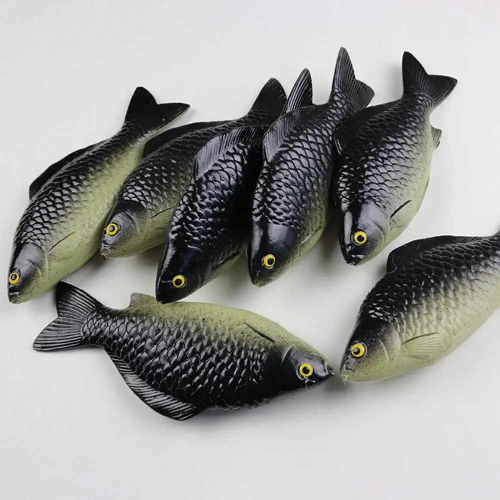 Cat Toy Artificial Animal Fish Model Figurine Fish Decoration Ornament Photography Props Home Decor Children Early Education Toy