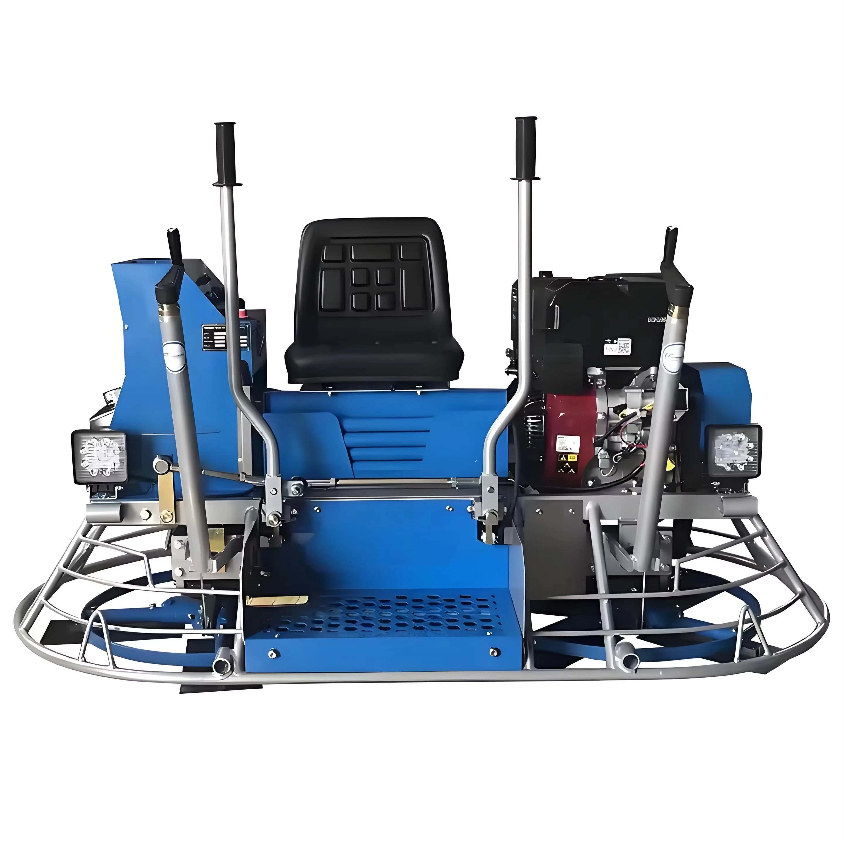 New Engine Ride on Helicopter Double Cylinder Disk Road Cement Finishing Machine Driving Concrete Power Trowel