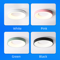 Diameter:40cm 36W AC180-265V Modern Surface Mounted Ultra-thin Led Ceiling Lamp For Living Room Brightness Panel Light