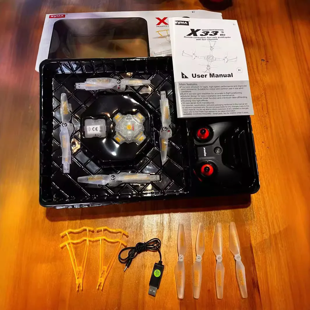 One-click take-off/landing/horizontal fixed altitude combination stunt assembly remote control aircraft