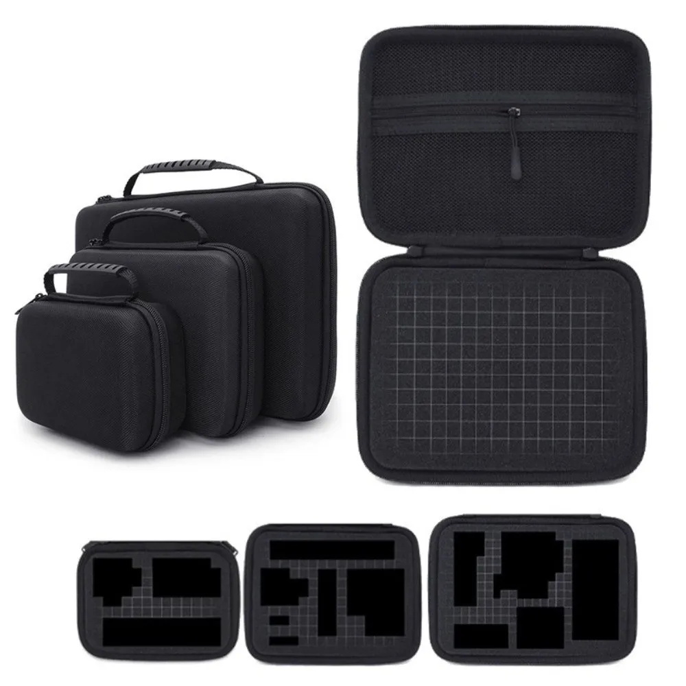 Large Capacity Sports Camera Storage Box Free Compartment Shockproof Sports Camera Carrying Case Foam Trip
