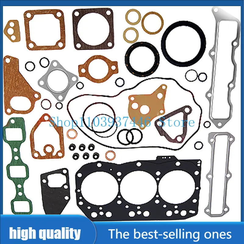 Overhaul Rebuild Kit Compatible with YM Engine 3TNE82 Compatible with Excavator SK30SR2 SK35SR2