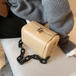 Messenger torby kobiety moda Retro telefon komórkowy torba na ramię z łańcuchem wzory tekstury Crossbody wszystkie mecze Lady Temperament torebki