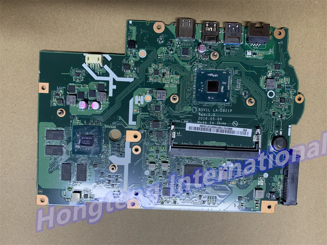 

NBGHC11001 NB.GHC11.001 B5V1L LA-D921P For ACER aspire ES1-532 laptop motherboard with 920MX GPU N3710 CPU 100% tested