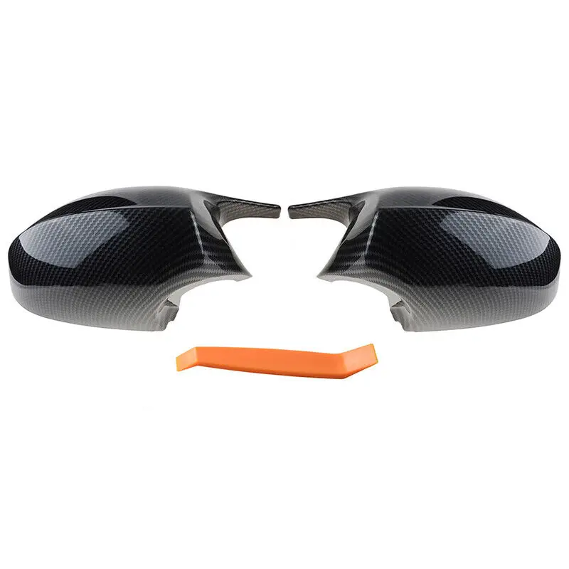PRE-LCI Carbon Fiber M3 Style Side Mirror Cover Cap US For BMW E90 E91 E92 E93