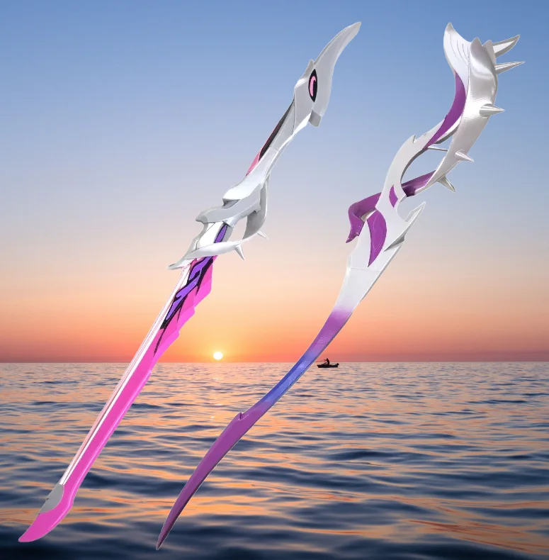 

Honkai: Star Rail Hysilens Меч Реквизит для косплея Helektra Qin Bow Двойные мечи Хэллоуин Рождественские костюмы Аксессуары для взрослых