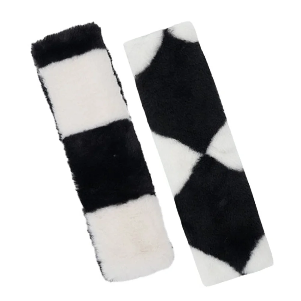 

2 Pcs Automatic Cover Child Cars Plush Accessories for Women Interior