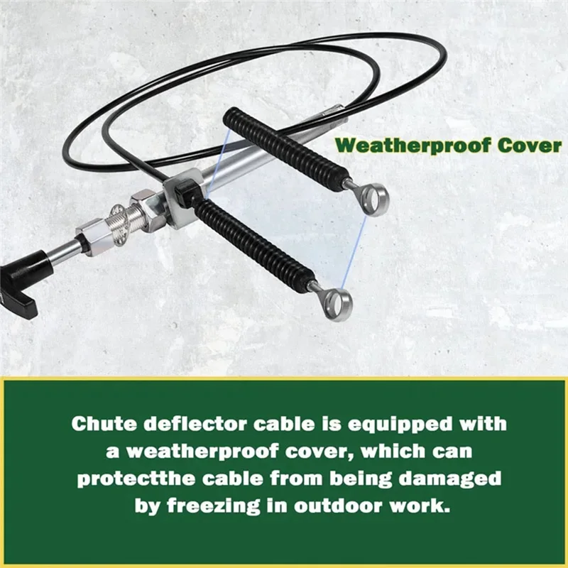 Authentic Spout Control Input Cable AM134404 For John Deere 44 Inch Snow Blower Fits L 100 130 X 300 320 Series Lawn Tractors