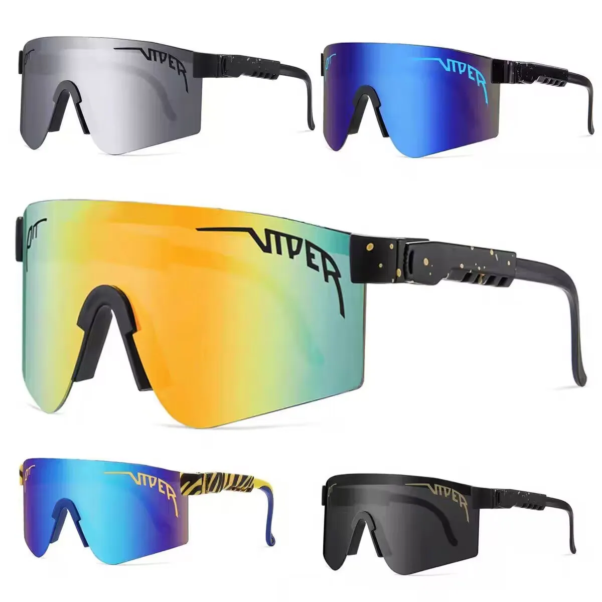 

Sport Sunglasses Men NEW Style UV400 Male Eyeglasses Pit Viper Female Sun Glasses Windproof Goggles Women Fashion Eyewear