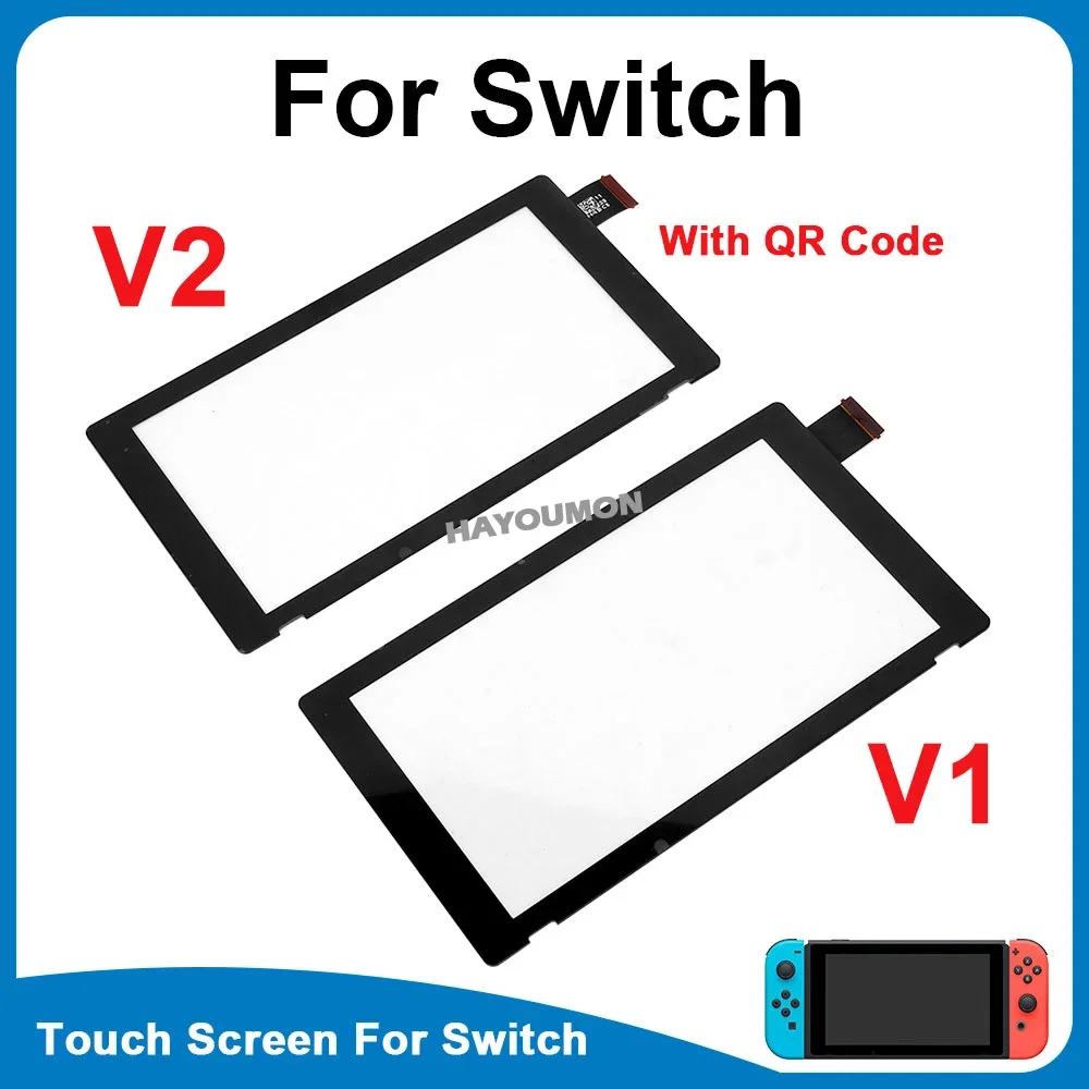New For Switch Touch Screen V1 V2 Game Console Outer Glass Panel Digitizer Replacement NS Touch Screen Digitizer