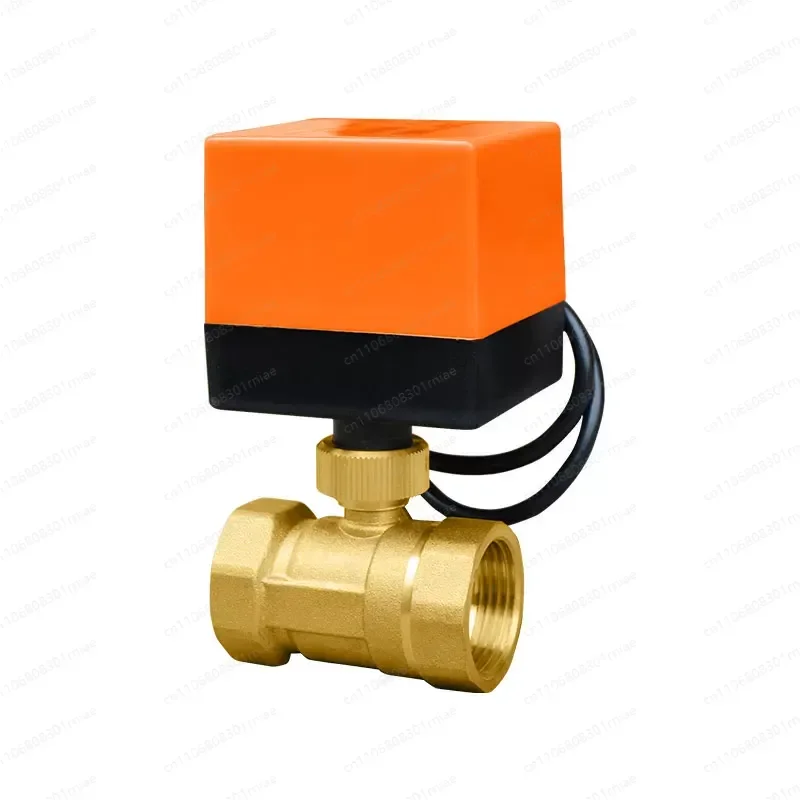 

2" Electric Ball Valve Brass AC220V DC24V DC12V Motorized Two Way Ball Valve Air Conditioning Floor Heating