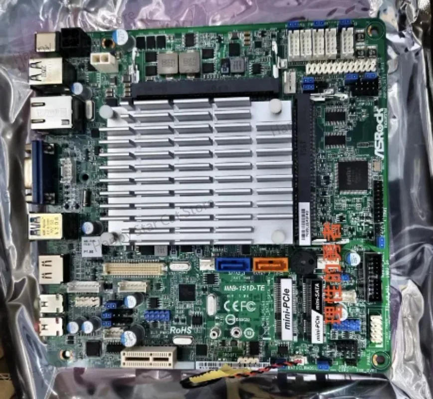 IMB-151D-TE/D1 Mini-ITX Motherboard onboard J1900 CPU IPC SBC Embedded Ultra-thin Mainboard IMB-151 with 5COM LAN DDR3 6USB LVDS