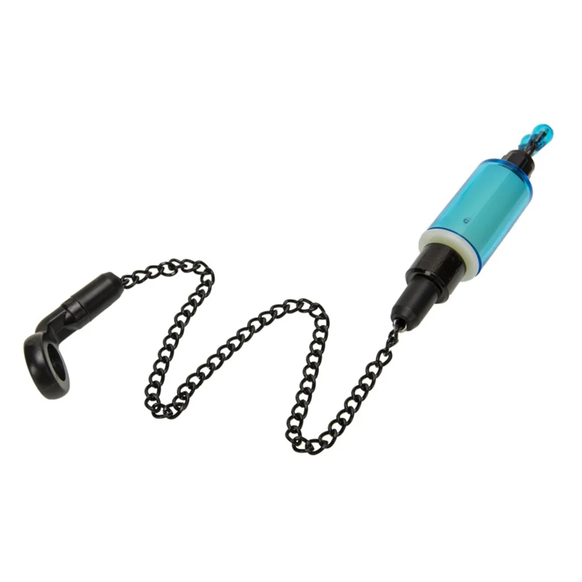 AD11 2 uds alarmas de mordida perchas de pesca de carpa bobinas intercambiadores indicadores alarma de pesca Swinger cadena de acero alarma de mordedura naranja