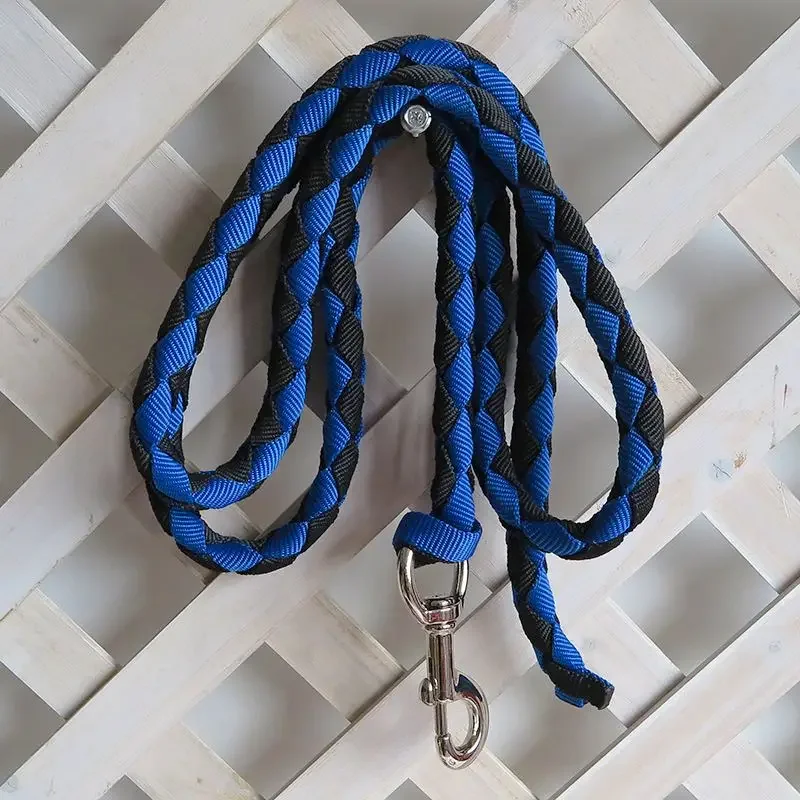 2024 Horse Rope Horse Leading Rope Braid Horse Halter Equestrian Lead Rope with Sturdy Clasp for Horse Riding Accessoreis