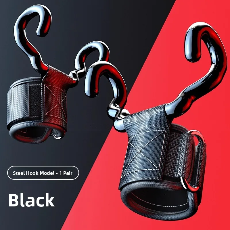 Fitness Pull-Up Assistance Hook Gripper with Wrist Support Strap Human Body Suspension Trainer Fitness Equipment Exercise