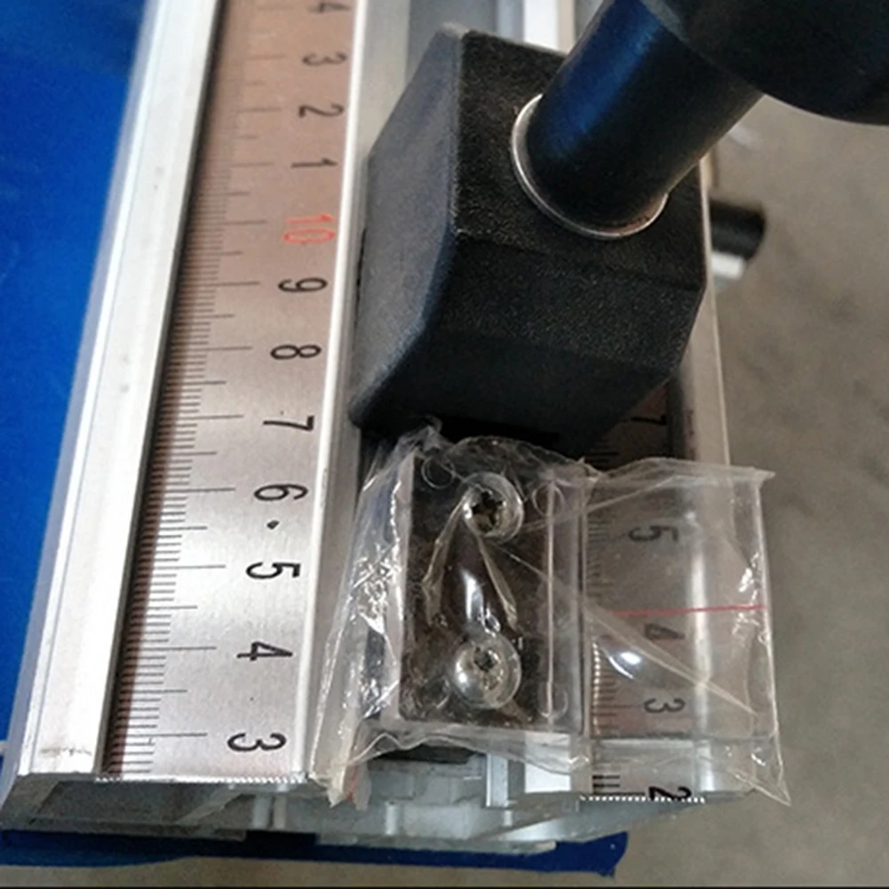 Magnifier Baffle For Sliding Table Saw Ruler Edge Banding Woodworking Machine 25mm 1 Holes 32mm 2 Holes 25.5mm 1 Holes