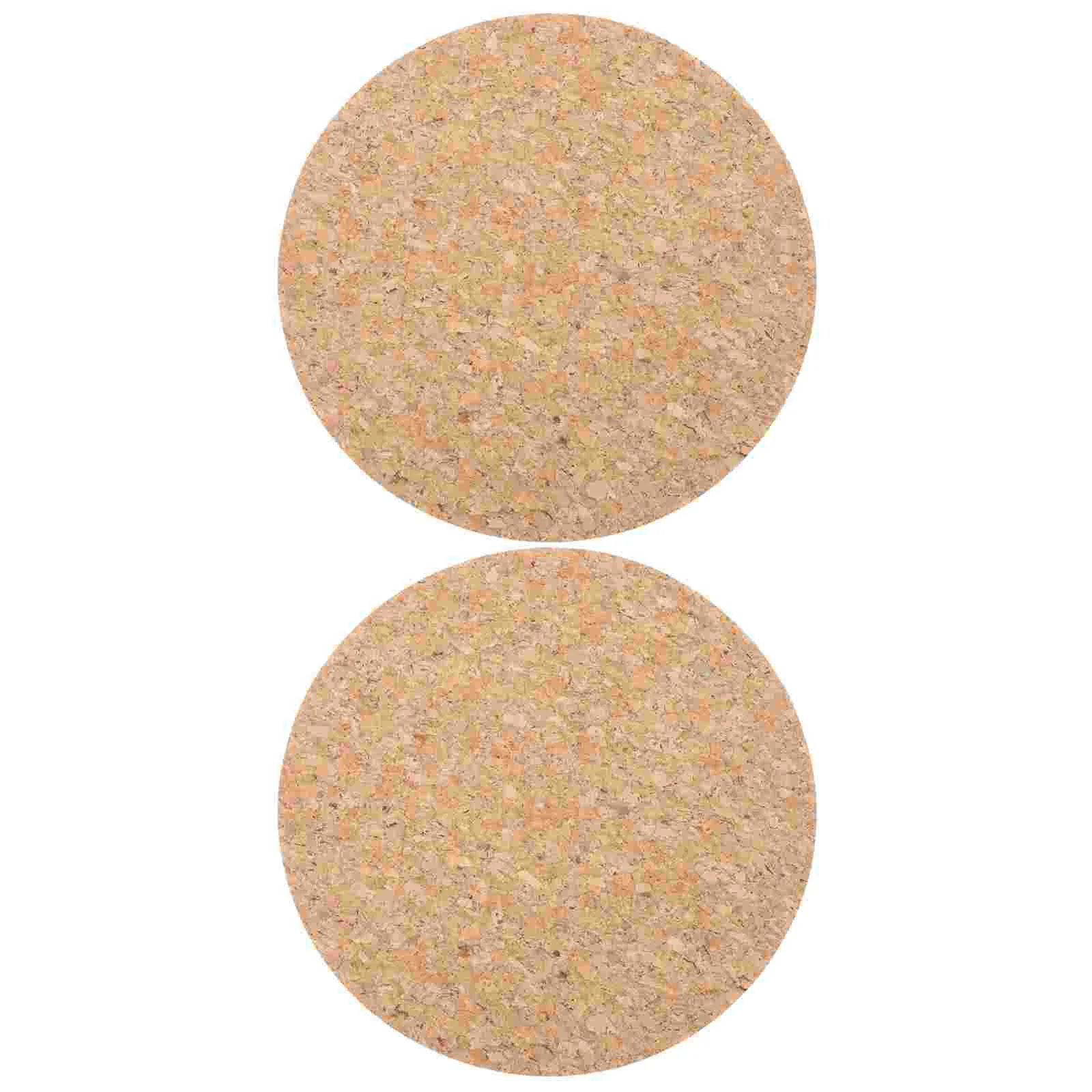 

2 Pcs Cork Mouse Pad Mat Small Natural Double-Sided Gaming Mousepad Laptop Work