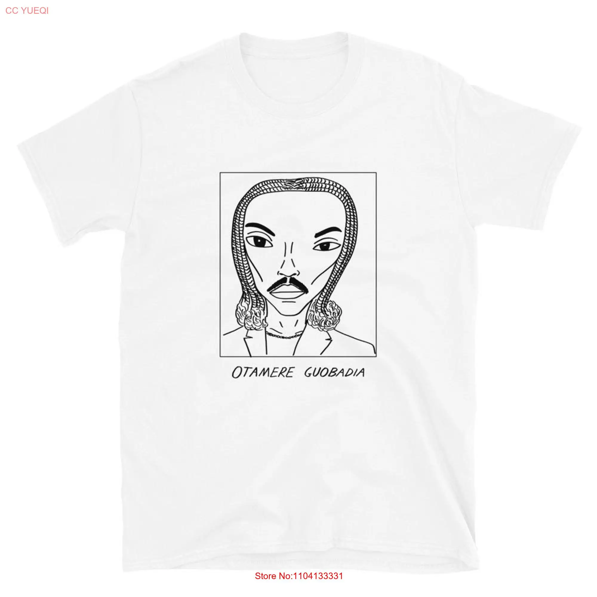 Badly Drawn Authors Otamere Guobadia T Shirt FREE Worldwide Delivery long or short sleeves