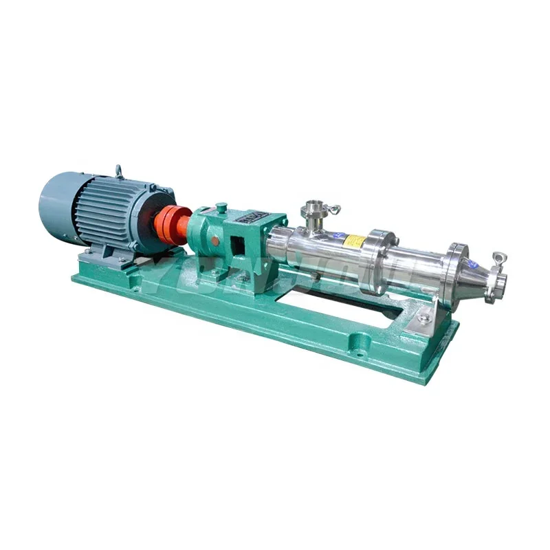 YonJou Mono Single Screw Progressive Cavity Pump for Sewage Sludge Paper Pulp Food etc.