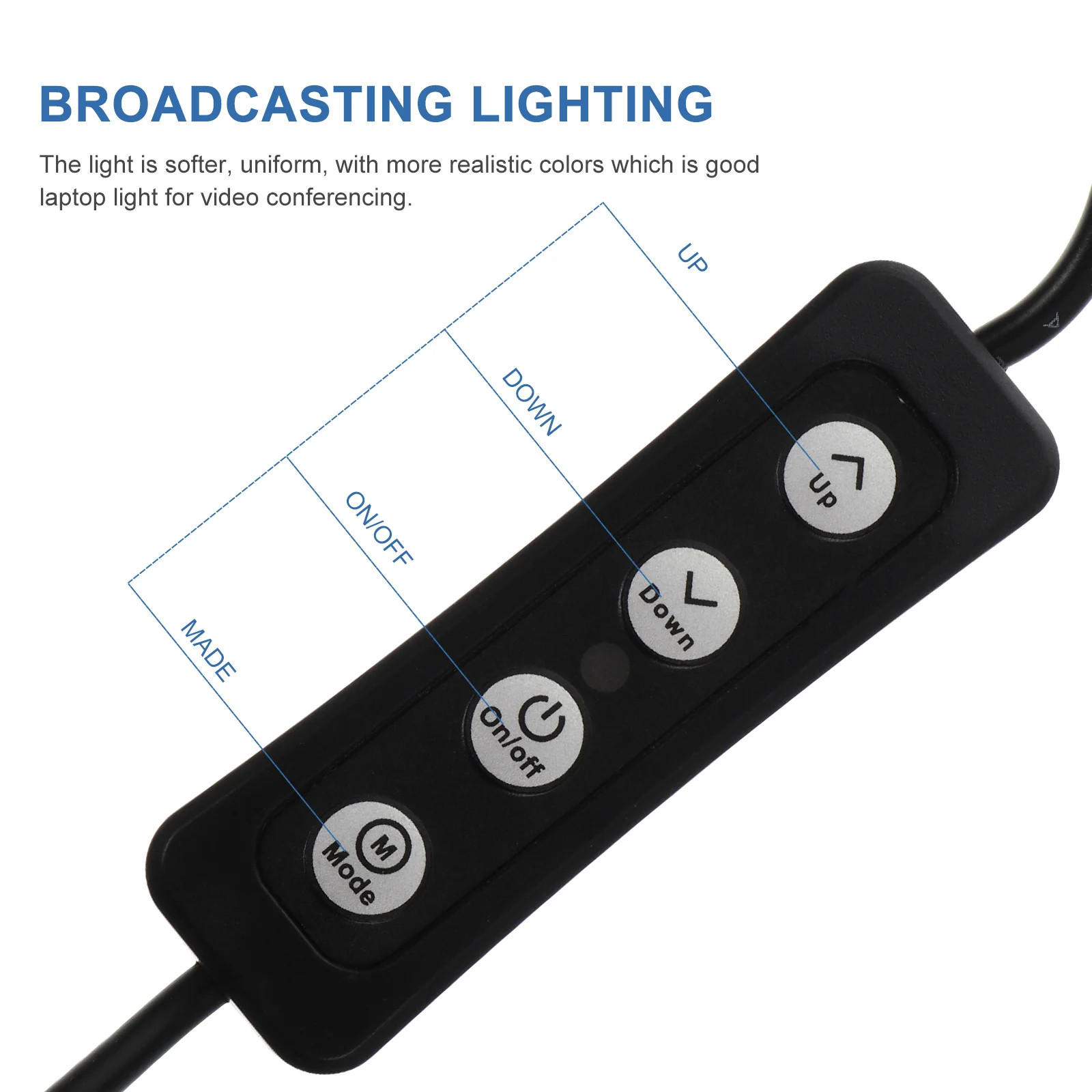 4 بوصة Led حلقة الضوء لعقد مؤتمرات الفيديو عن بعد العمل البث المباشر التصوير الفوتوغرافي ماكياج بث الإضاءة ملء الضوء