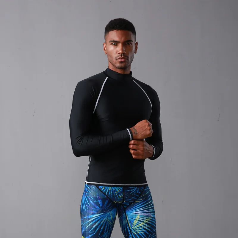 

SBART Diving Suit Men's Split Sun Protection Diving Suit Long Sleeve Tight and Warm Swimming Suit Surfing Suit Swimming Top