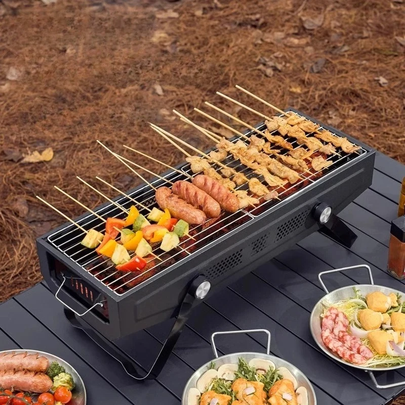 

BBQ Grill Household BBQ Grill Outdoor BBQ Non-Smoking Tools Supplies Portable Portable Folding Stove