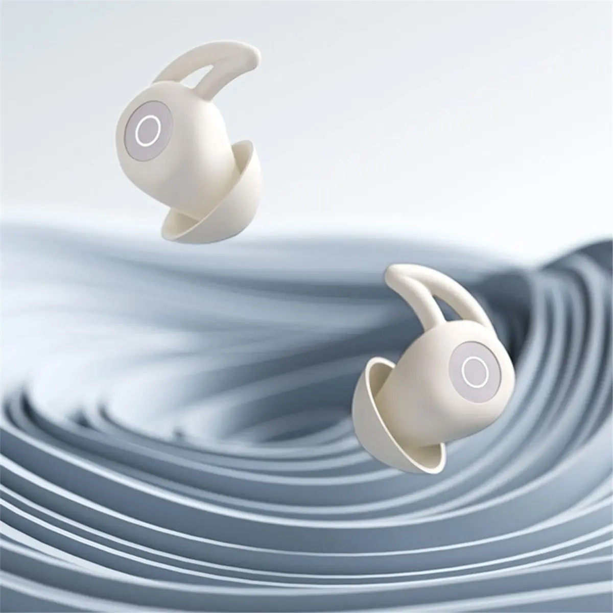 salego Wireless Bluetooth 5.3 Sleep Headphones Noise Blocking Sleep Headphones Small Earplugs for Side Sleepers Black