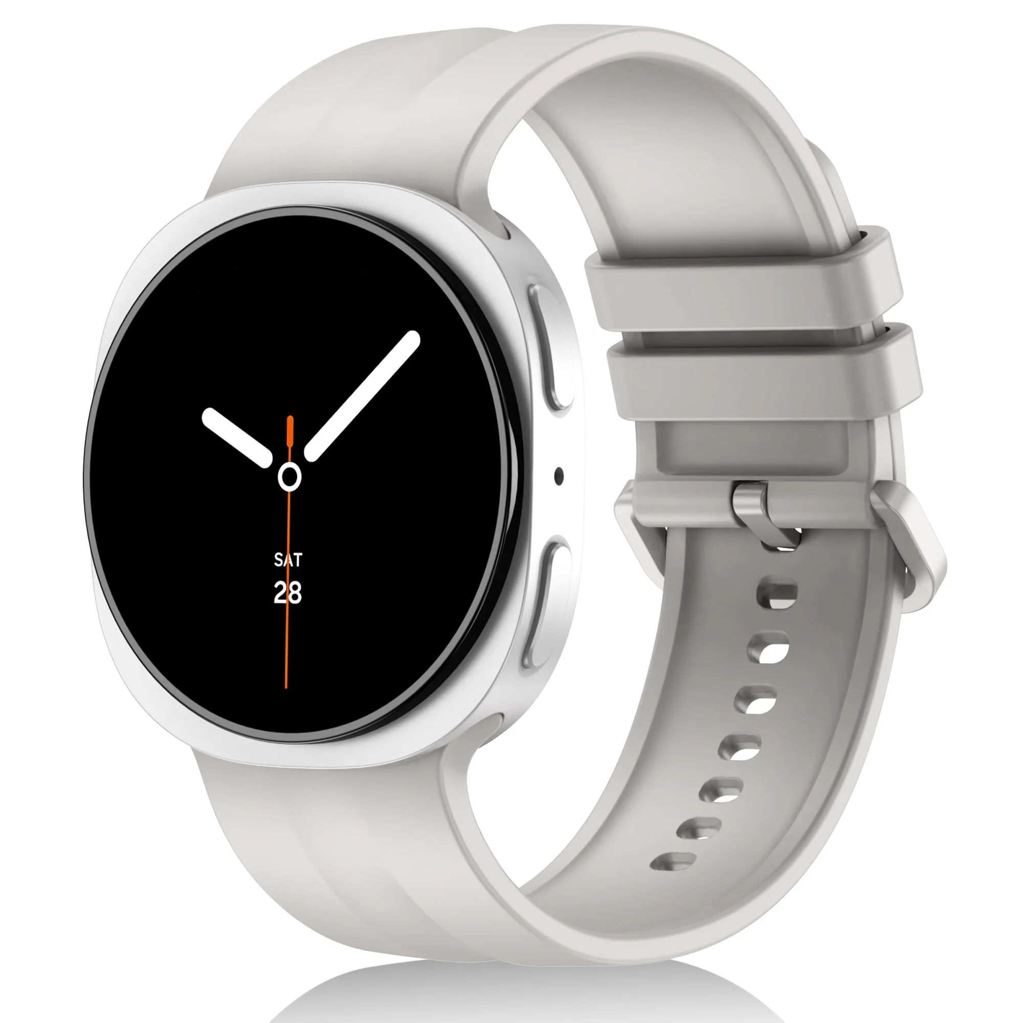 Original Silikonarmband für Samsung Galaxy Watch 9 8 44mm 40mm Sportarmband Galaxy Watch 8 Classic 46mm Armband Zubehör – Detail 4