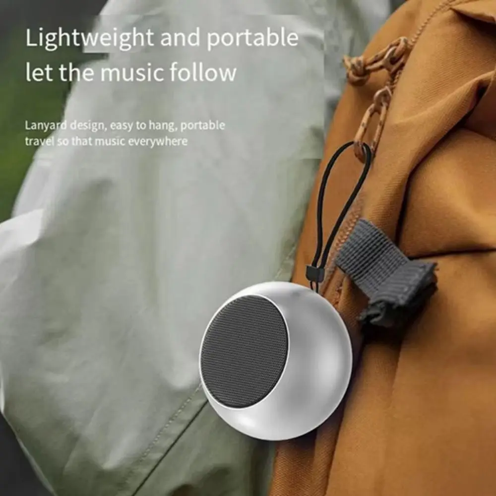 with RGB Lighting Mini Bluetooth Speaker Magnetic 2-in-1 Wireless Sound Box High Sound Quality Portable Subwoofer Sports