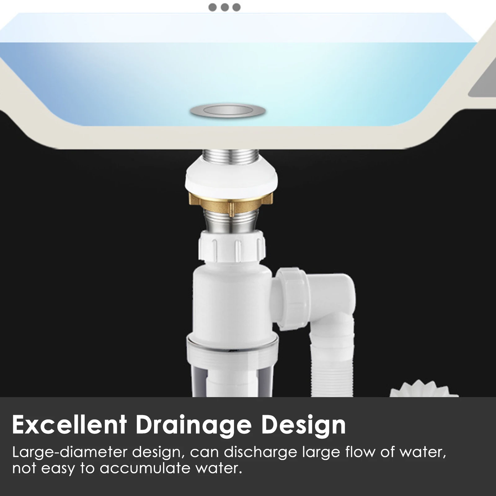 Sink Deodorant Launch Pipeline Accessories Kitchen Sink Hose Sink Strainer Drain Pipe Plumbing Washbasin Kitchen Accessories