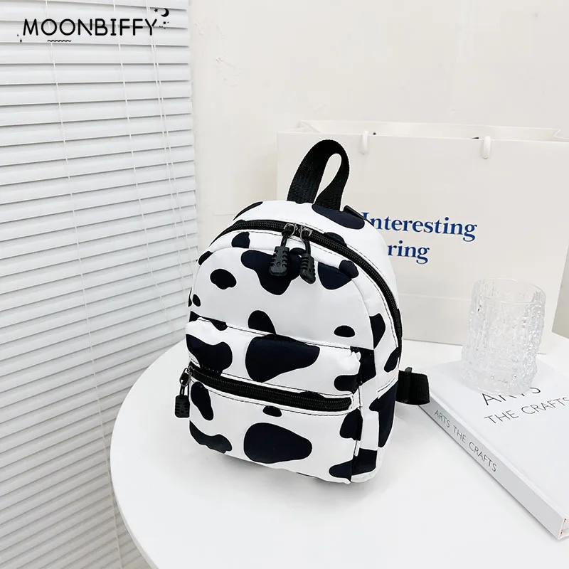 Mini Women Backpacks Trend 2022 Nylon Female Bag Animal Printing Small Feminina Backpack School Bags for Teen Girls Knapsack