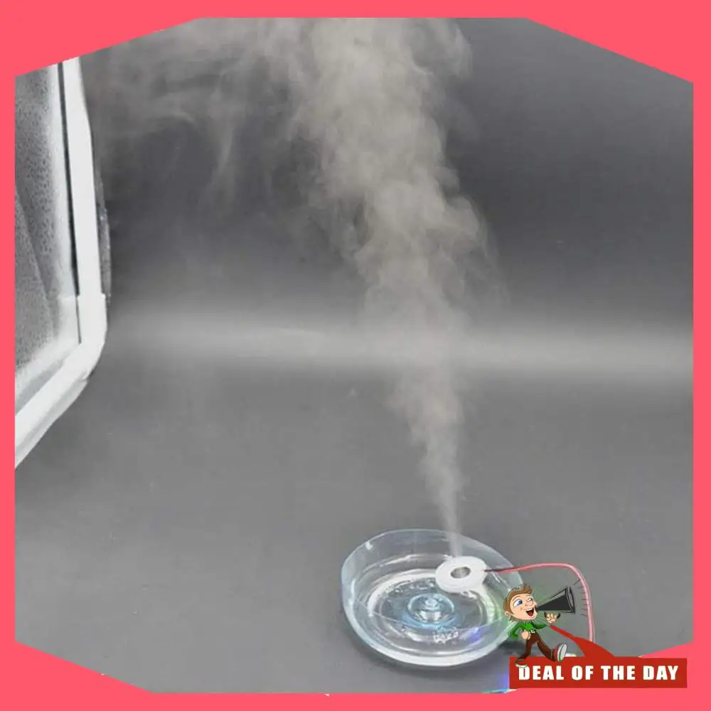 تسليم 24 ساعة 5 قطعة 20 مللي متر 1.7 ميجا هرتز جهاز تكوين ضباب بالموجات فوق الصوتية مبيد السيراميك أقراص مع سلك وحلقة لإحكام الإغلاق المرطب الملحقات