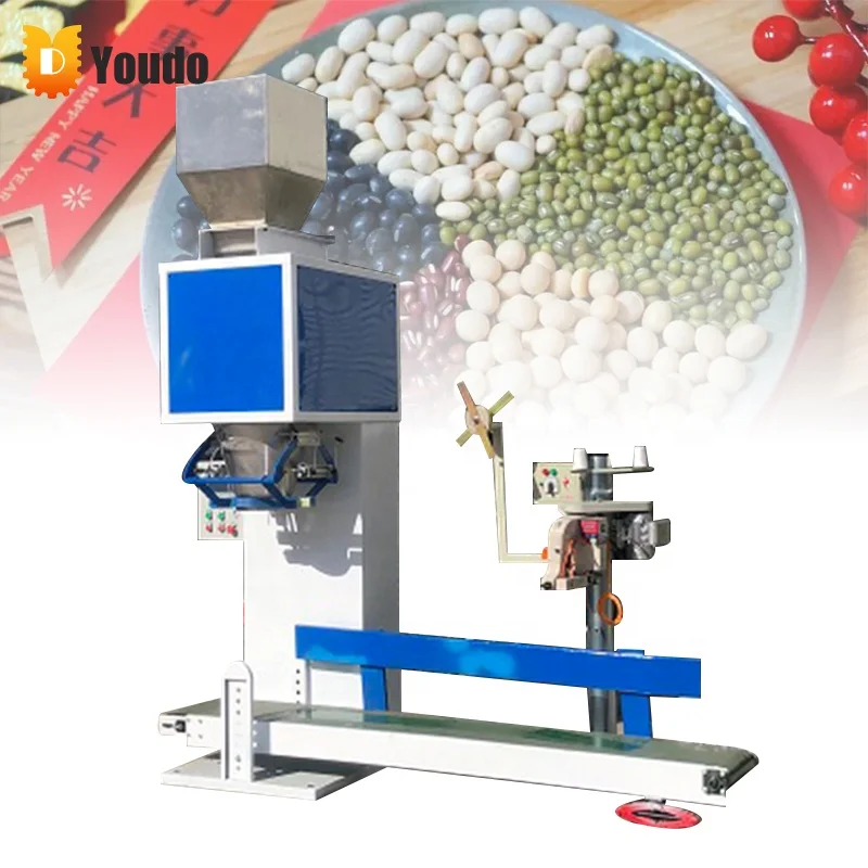 Vertical Cassava Flour Seeds Pasta Dry Granule Sugar Food Mortar Gypsum Powder Organic Chemical Fertilizer Bag Packing Machine