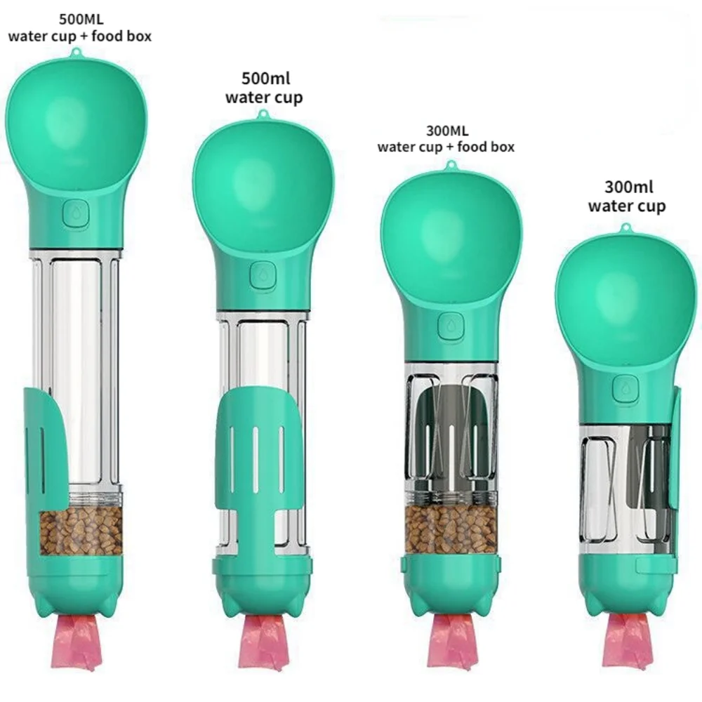 

Портативная бутылка для воды для собак, кормушка для еды, диспенсер для напитков 3 в 1, многофункциональная бутылка для воды для собак, контей...