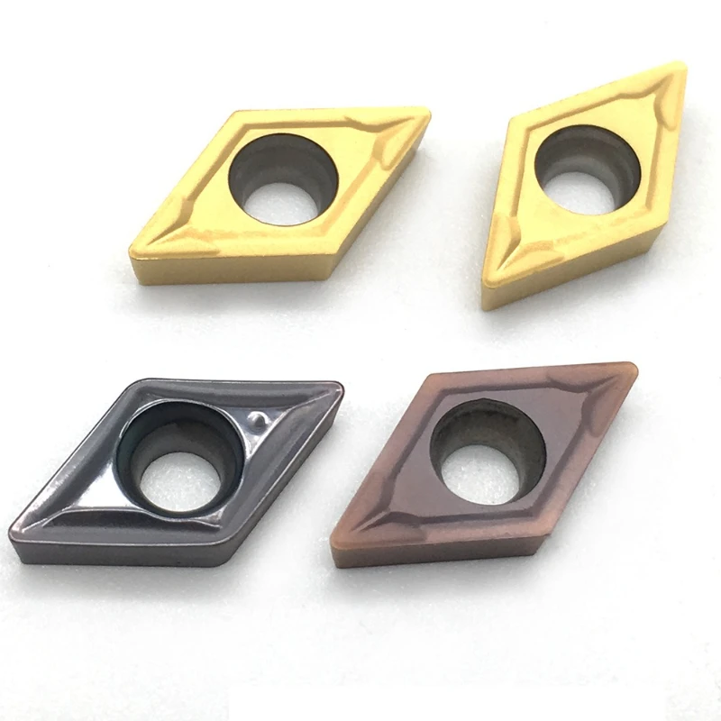 

10 Pcs CNC Blade DCMT070204-Series Cemented Carbide Coating