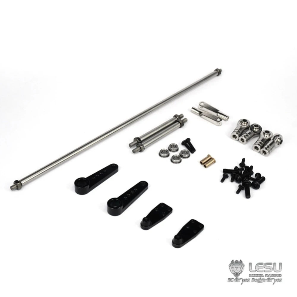 

Linkage Steering Tie Rod Axle G-6020 Aluminum Alloy For 1/14 Tamiya RC Lesu 8×8 8×4 Romote Control Trailer Tipper Car Diy Parts