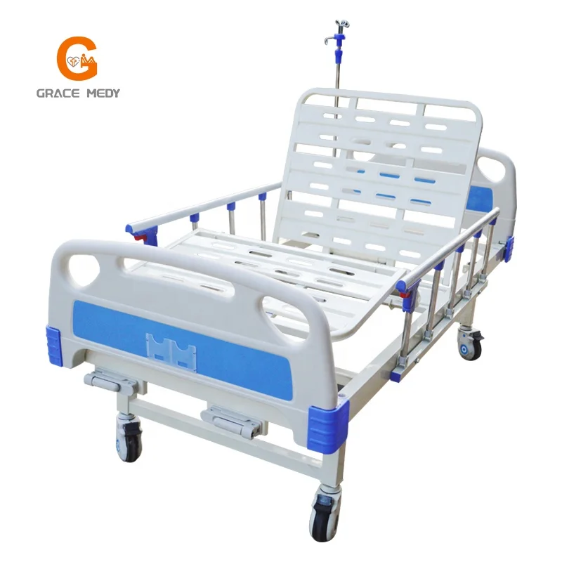 Hot Sale 2 Function ABS Manual Hospital Bed 2 Crank nursing medical bed