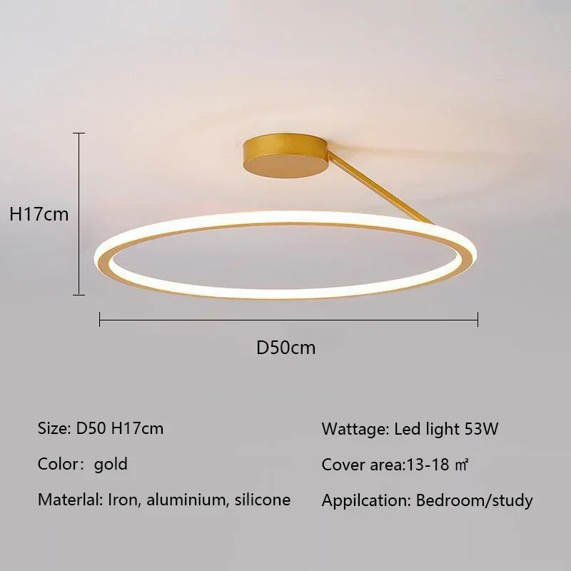 Moderne eenvoudige cirkel led-kroonluchter voor woonkamer eetkamer keuken voedsel tafels slaapkamer hanglampen home decor lichtarmatuur