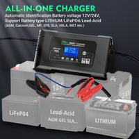 HTRC P35 35A 12V-24V Smart Battery Charger For Car Motorcycle Battery Repair Auto Moto Lead Acid AGM Lithium LiFePo4 Batteries