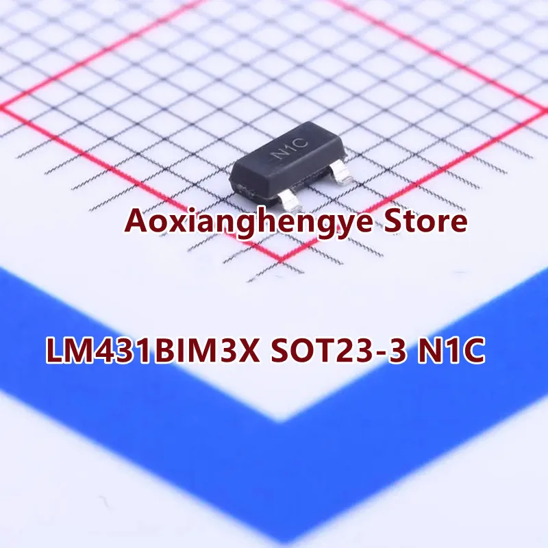 

10 шт. LM431BIM3X SOT23-3 (маркировка: N1C) Регулируемый прецизионный шунтовый стабилизатор напряжения Зенера