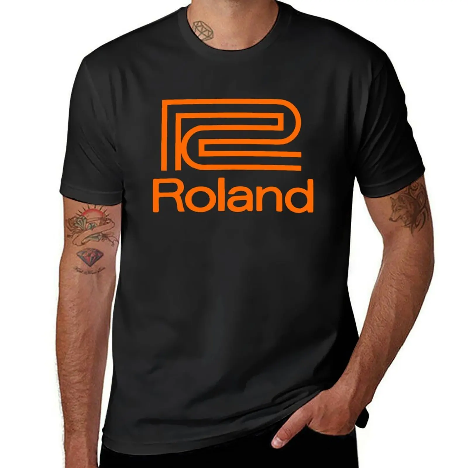 Roland T-Shirt funnys tees for a boy mens vintage t shirts