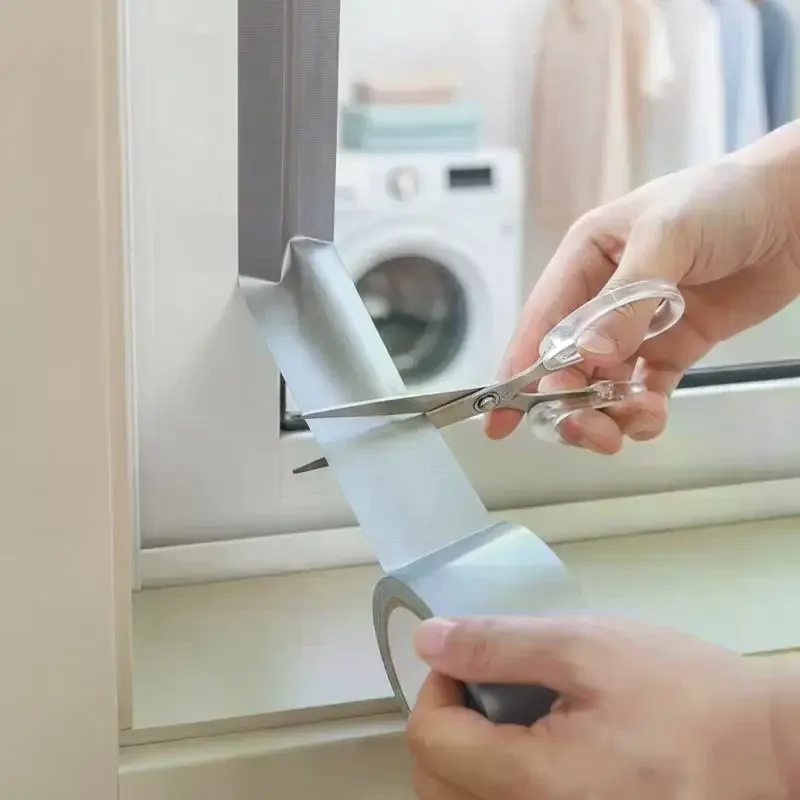 Weather Resistant Window Sealing Tape Strong Adhesive Waterproof for Home Winter Warmth Preservation