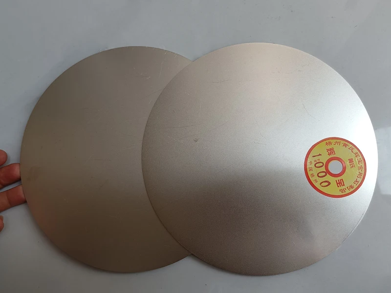 8" Zoll 200mm unperforierte Diamantschleifscheibe, beschichtete flache Schleifscheibe, Schmuckpolierwerkzeuge – Detail 2