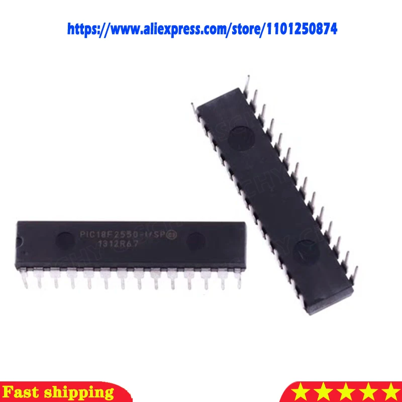 1pcs/lot PIC18F2550-I/SP PIC18F2550 18F2550 DIP-28 In Stock