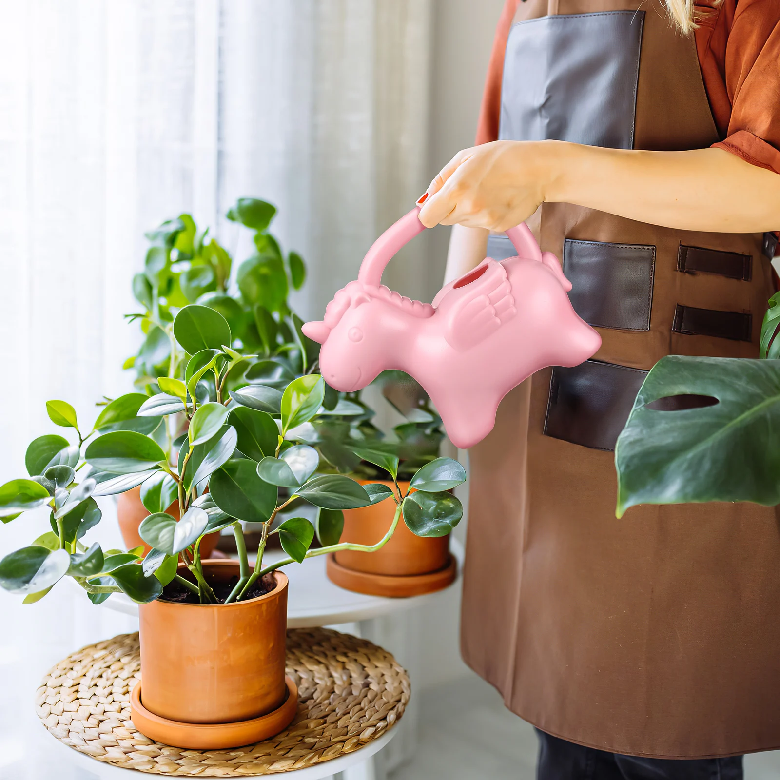 

3pcs Watering Kettle Set Animal Shaped Garden Cans Small for Beach Pot Outdoor House Plant Kids Durable Gardening Tool
