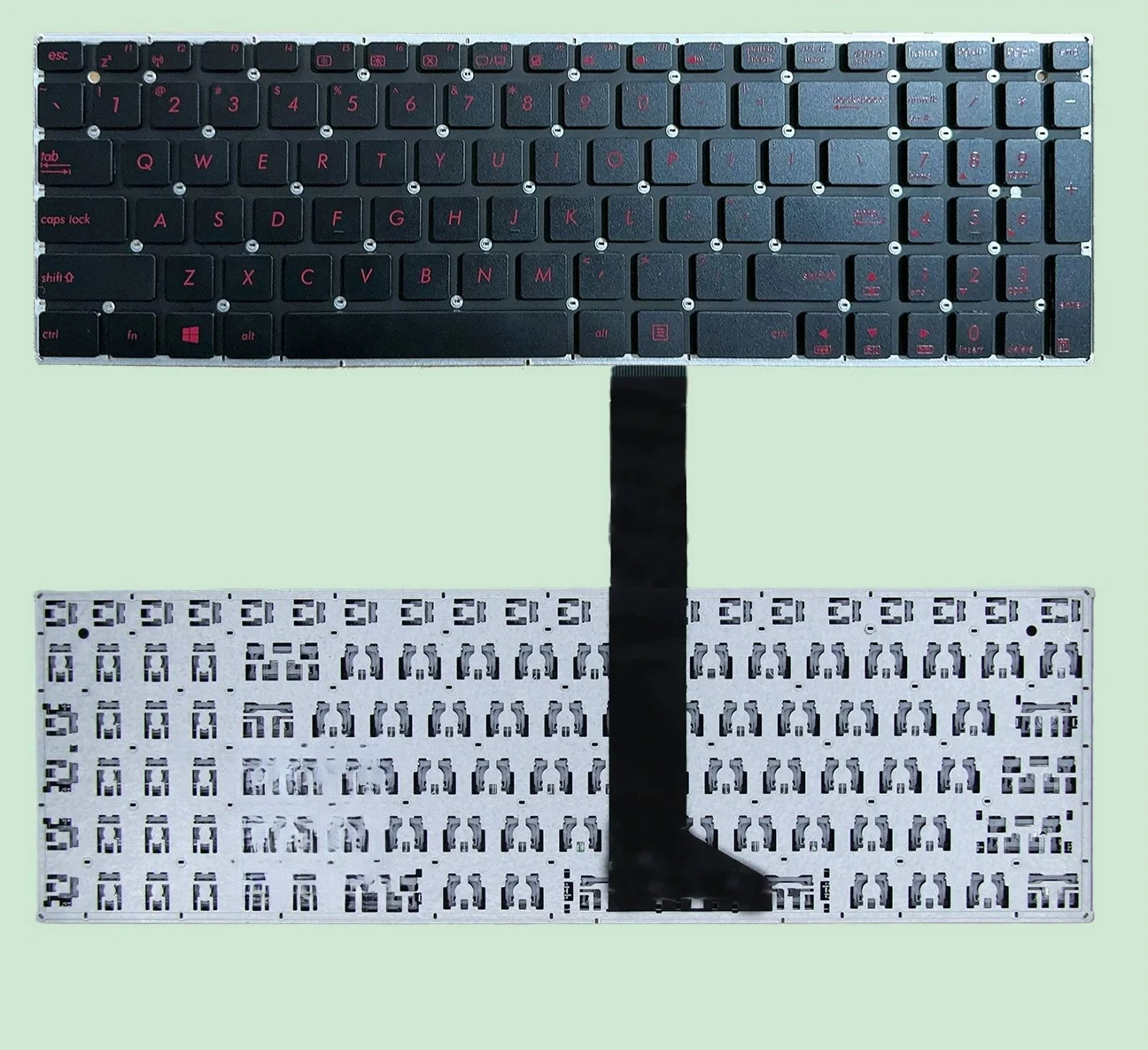 For ASUS X552W X552E F550C A550J R510J W518L Y581L Keyboard Y582L/C English version, small enter button