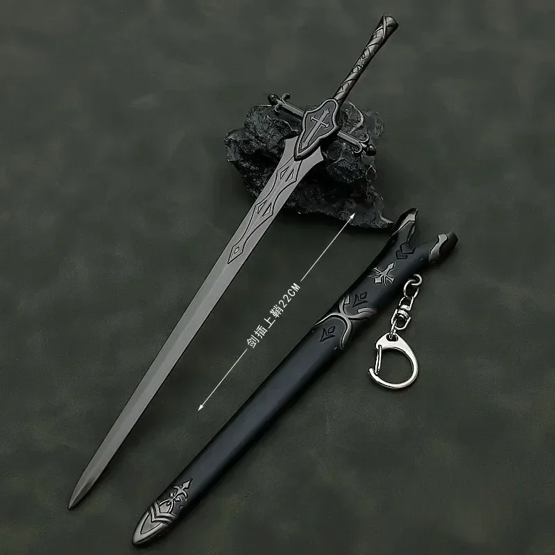 22cm Fate/stay Night Weapon Siegfried Balmunk Dargon Altria Pendragon WeaponMetal Katana Weapon Anime Peripheral Model collects