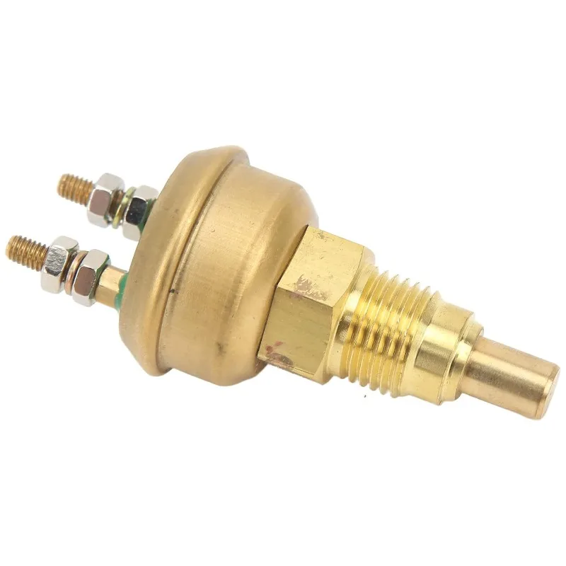 Aramox Excavator Water Temperature Sensor Brass Water Temp Sensor ME049265 Standard Size Easy Installation Durability-Optimized
