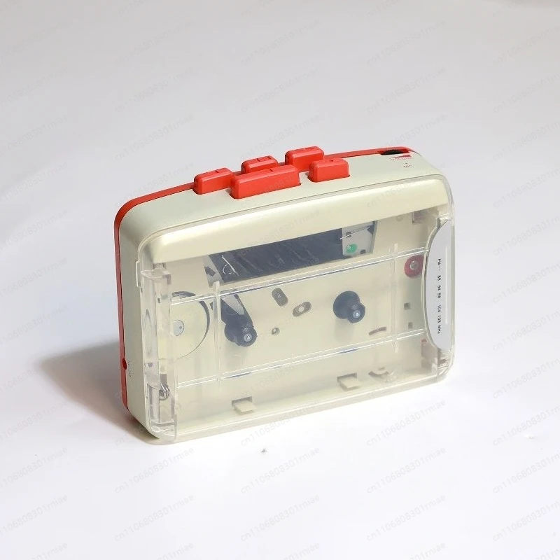 Cross-border explosion Transparent tape player Walkman with earphones Portable radio Cassette player English listening player
