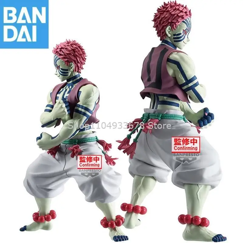 

Original Bandai Namco Banpresto Demon Slayer: Kimetsu No Yaiba Grandista Akaza About 24Cm Figure Model Collector Figurine Toys